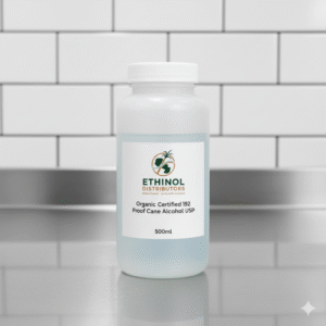 Organic Certifed Neutral Cane Alcohol 192 Proof